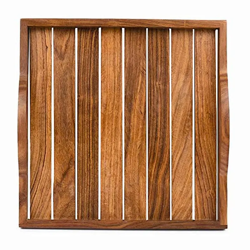 Hashcart Wood Serving Tray Wood Tray With Handle Wooden Tray With Handle Wooden Trays For Decoration Wooden Trays Serving