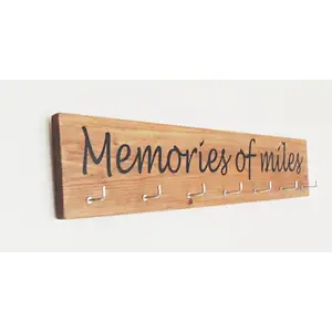 personalised  hanger, running display hook, medal storage wall,wooden hooks