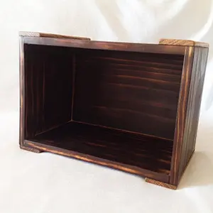 Wooden Decorative Storage Box with An All Natural Finish