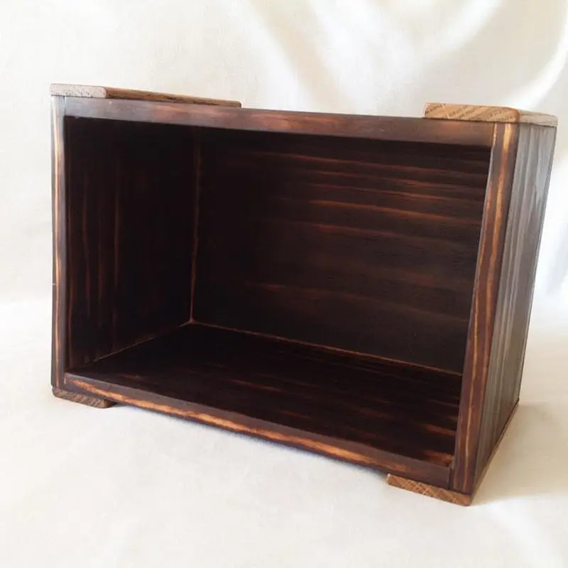 Wooden Decorative Storage Box with An All Natural Finish
