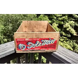 Vintage Wood Wine Crate /Rustic / Industrial / Wine Crate / Salvage