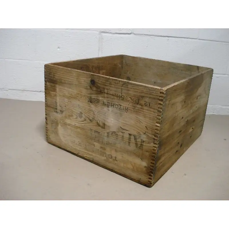 Vintage VERY LARGE CRATE Wood Shipping Box