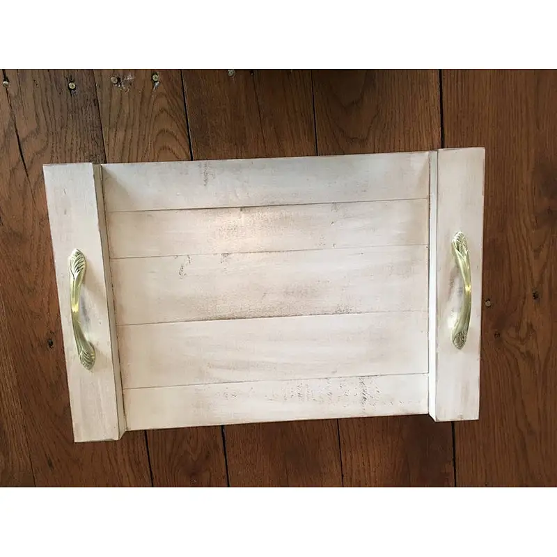Rustic Wood TrayDecorative Trays For Ottomans Decorative  wooden TrayWooden Tray UnfinishedServing Trays for OttomansWooden Tray