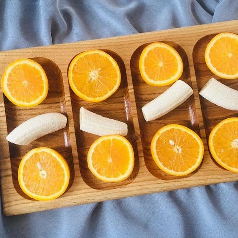 Wooden plate for food 2020