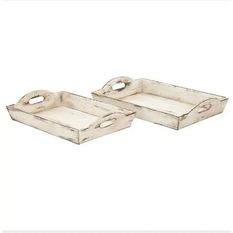 Cheap Tea Breakfast 2 Piece Vanity Tray Set