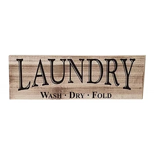 Farmhouse Laundry Room Sign, Real Wood