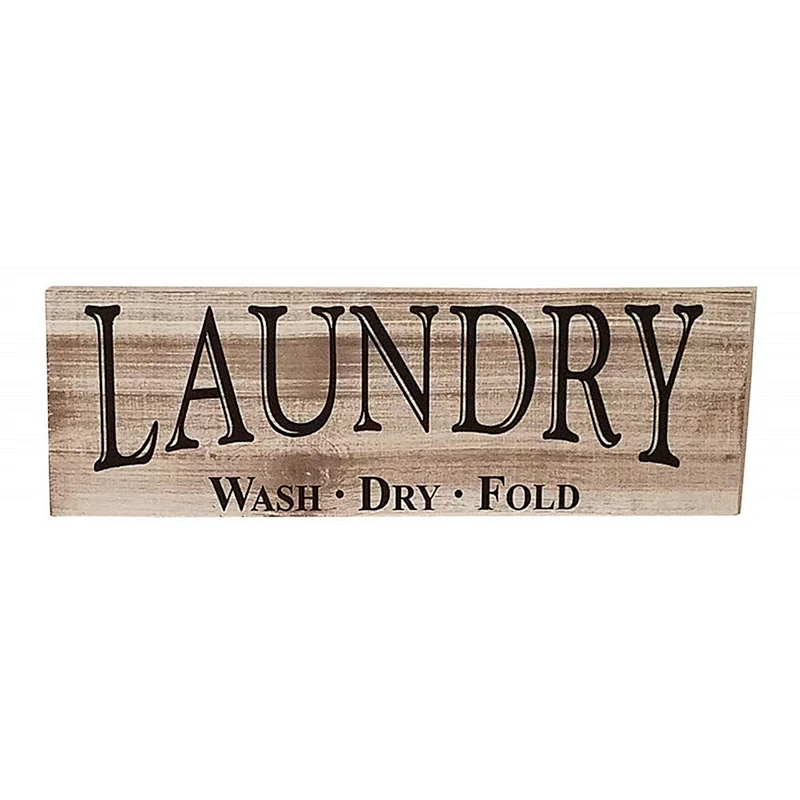 Farmhouse Laundry Room Sign, Real Wood