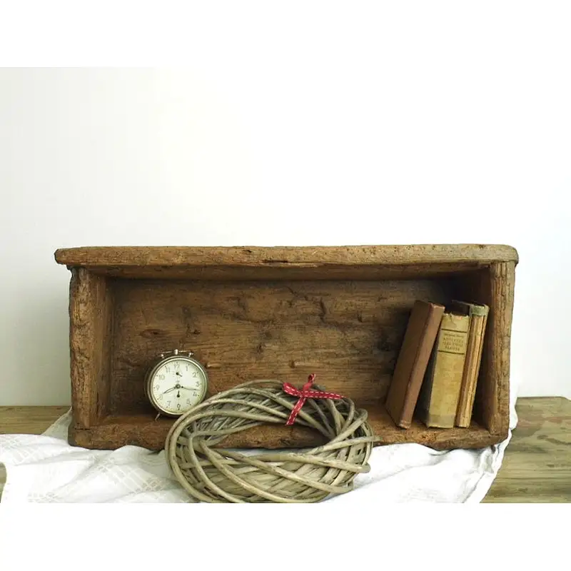 Large Antique Wooden Trough Primitive Crate