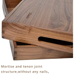 Wooden Tray Ottoman Tray