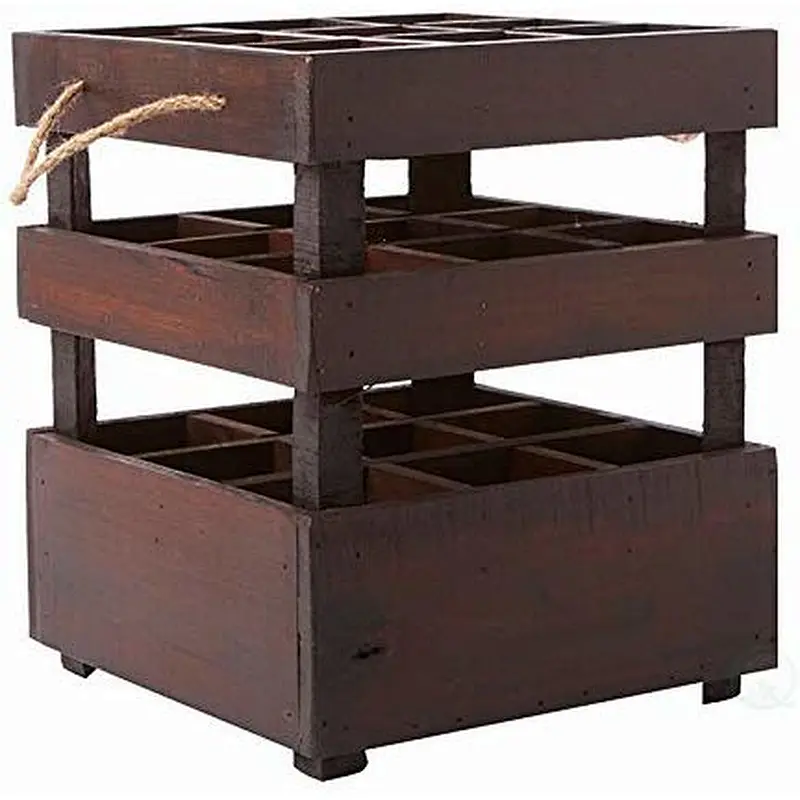 Antique style can be overlaid with wooden BEER crates,stackable wood crates