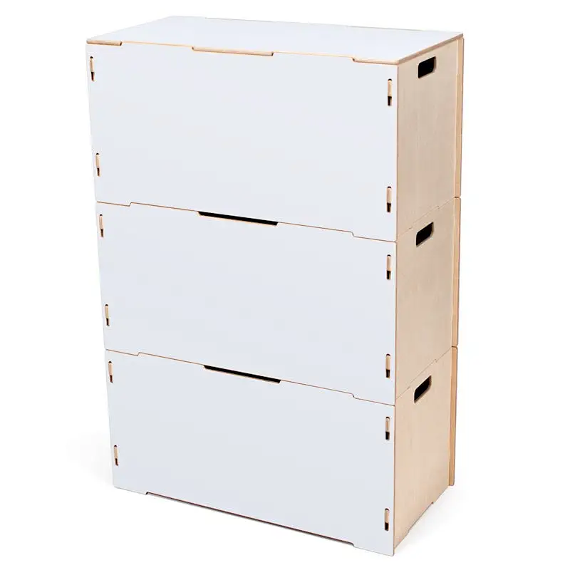 Wooden Large Storage Tote Boxes with Lid-Wooden storage box
