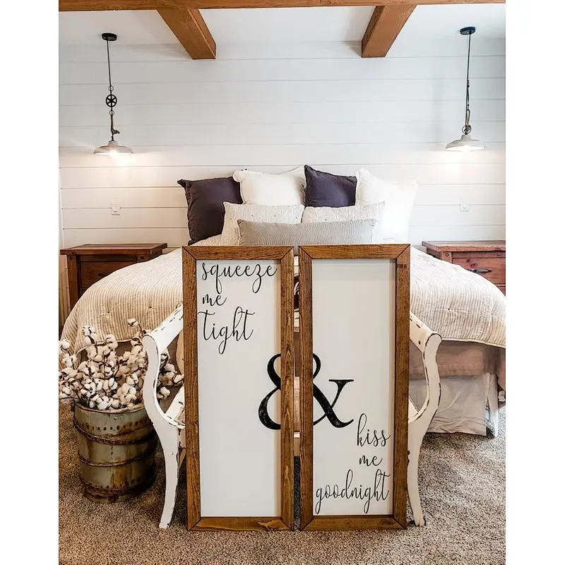 Home Decor Gift Custom Sign Custom Living Room Gallery Wall Signs Hot sale Farmhouse Sign