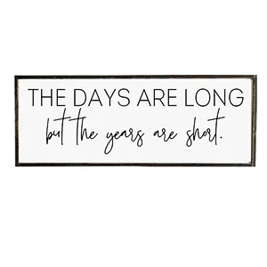 Farmhouse Wooden Sign Wooden Home Sign Housewarming Present Rustic Chic Decor Wooden Quote Sign