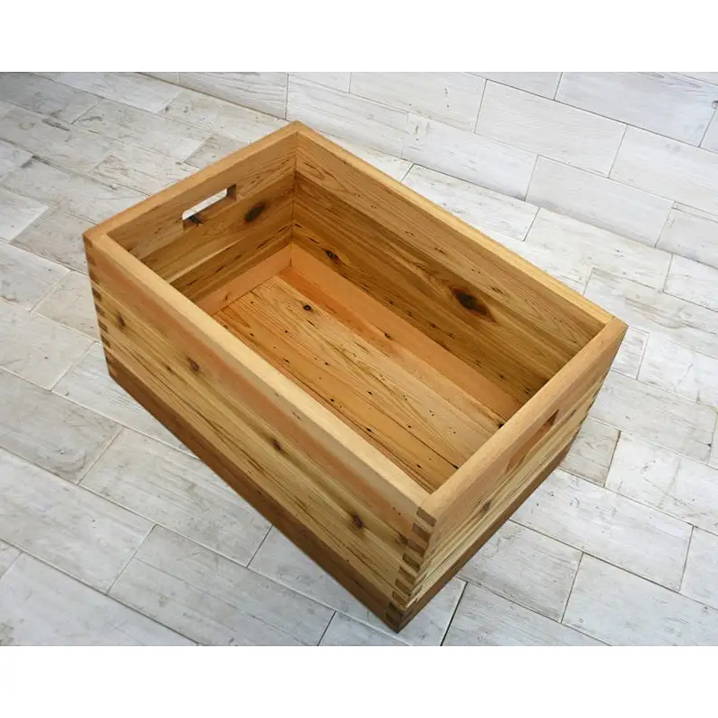 Rustic decoration wholesale cheaper unfinished personalized customized big delicate Reclaimed Wood Box