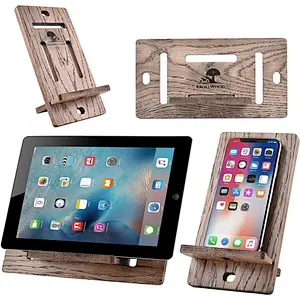 Mens wood phone docking station desk mobile phone holder wood phone docking station wireless charge