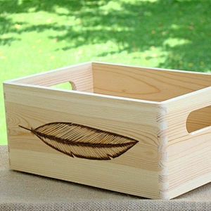 Wooden crate box wooden storage box wooden gift boxes