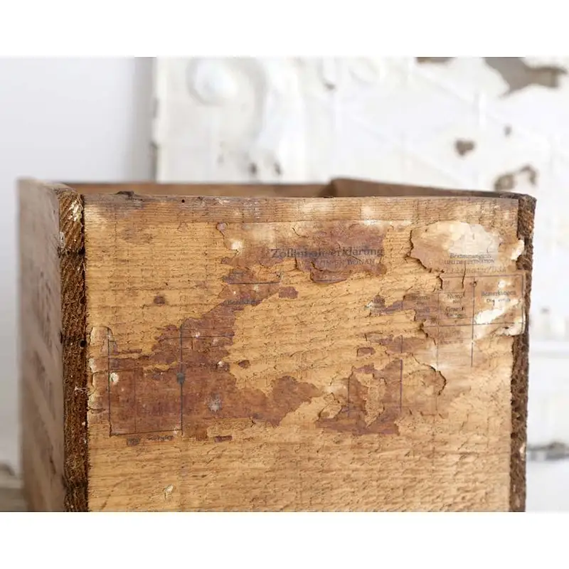Vintage Wooden Crate, Wood Box, Farmhouse Decor