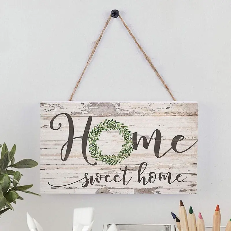 Wood Mini Wall Hanging Plaque Signwooden sign with for writingwooden signplaque blankcustomizesign in woodrustic wood sign blank