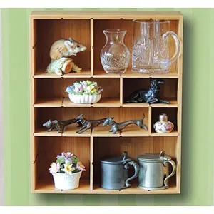 Rustic homedecoratinMultikeep Adjustable Floating  Figurine Shadow Box or Drawer Organizer - For Wall Mount  Shelf - Spice Rack,