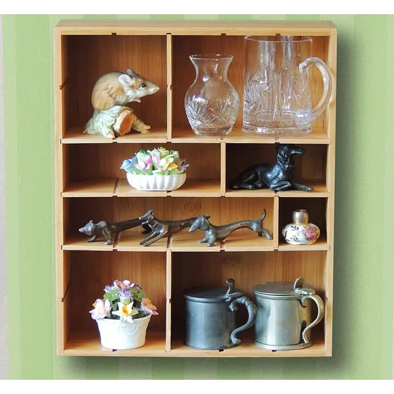 Rustic homedecoratinMultikeep Adjustable Floating  Figurine Shadow Box or Drawer Organizer - For Wall Mount  Shelf - Spice Rack,