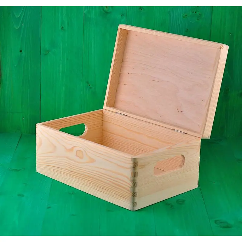 Wood jewelry box custom logo wooden packaging boxes handmade wooden box