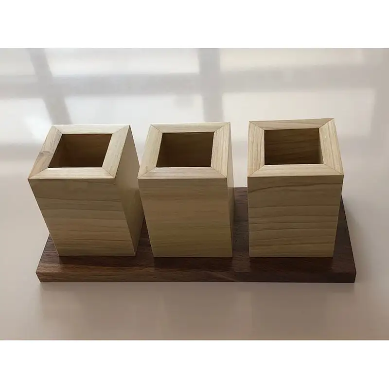 Wood Decor - Wood Home Decor - Kitchen holder,, Handmade Solid Wood, Modern, wooden box