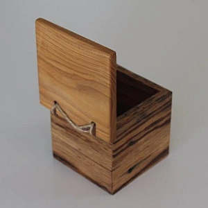 Wood Box, 3 square inches | Wooden Keepsake, Rustic reclaimed wood case displaywooden shoe box wooden tissue box wooden book box