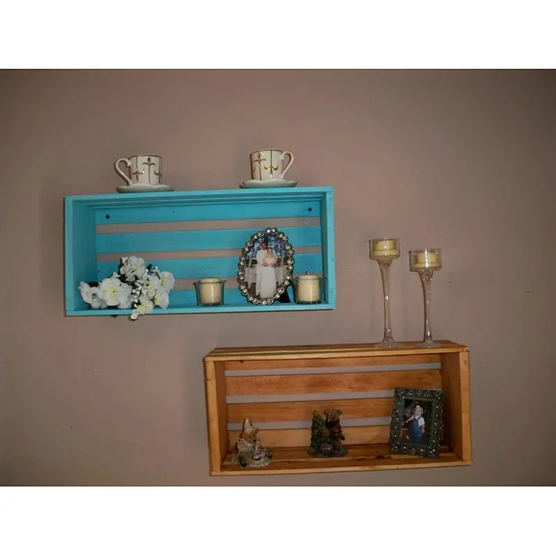 Shabby chic wooden crate Rustic wooden crate wood french crate vintage wooden storage crates