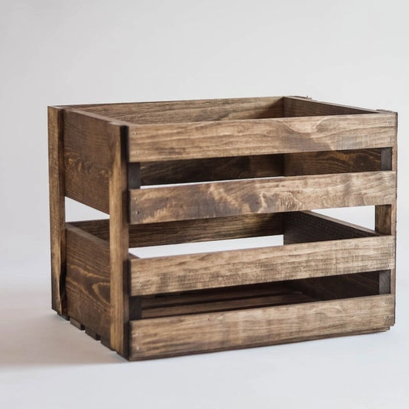 New hand made wood crate