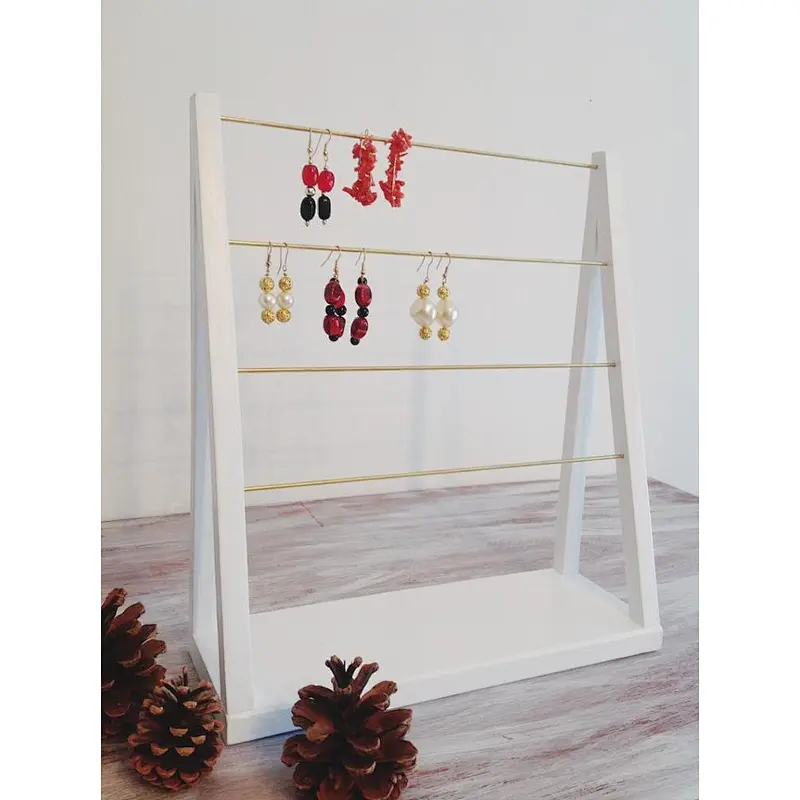 display for craftshow earring necklace bracelet holder gift for her with  Wall-mounted Rack