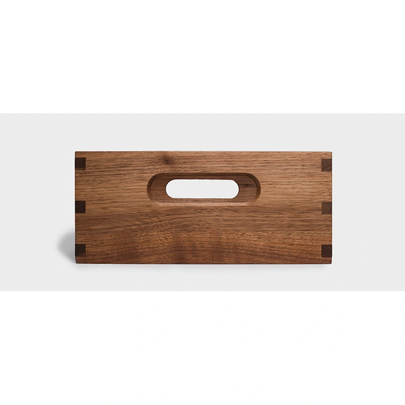 Dark Brown Wood Blanket Design Crate Wood Box Storage For Sale From China