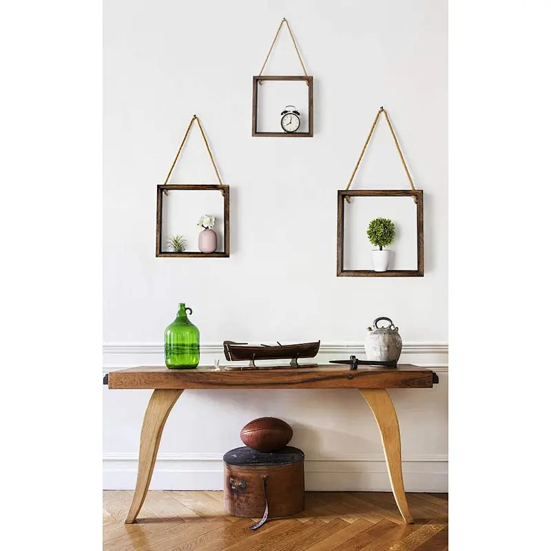 Shelf mount wall bracket wood decorative  wood shelf for wall