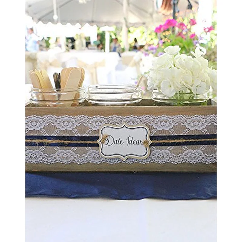 Original Wood Color Wooden Craft Tool Box cheap artificial plants