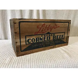 Rustic Wooden box cheap wooden wine crates vintage kitchen Decor wooden storage crates