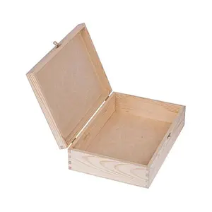 Jewelry organizer wood storage box wooden wedding card box small wooden  jewelry box
