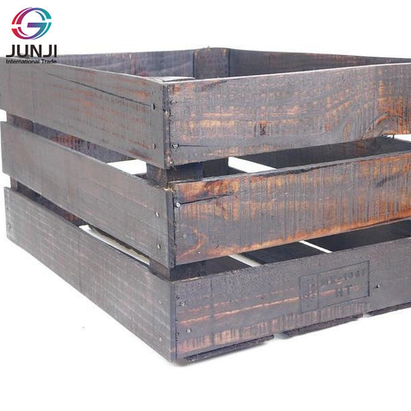 Rustic Wood Crate wooden storage crates wooden crates for fruits and vegetables customized