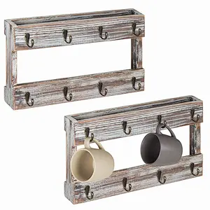 Rustic wood floating wall shelves wood shelves for the kitchen wall home decor wall shelf