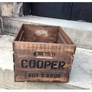 Made to order, Handmade solid hardwood wooden Storage  box 'Tuscan' style.