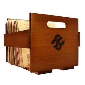 Sound Stash  Record Storage,  Vinyl Organizer, Album Milk Crate,books  crates,book holder rustic wooden  storagebox