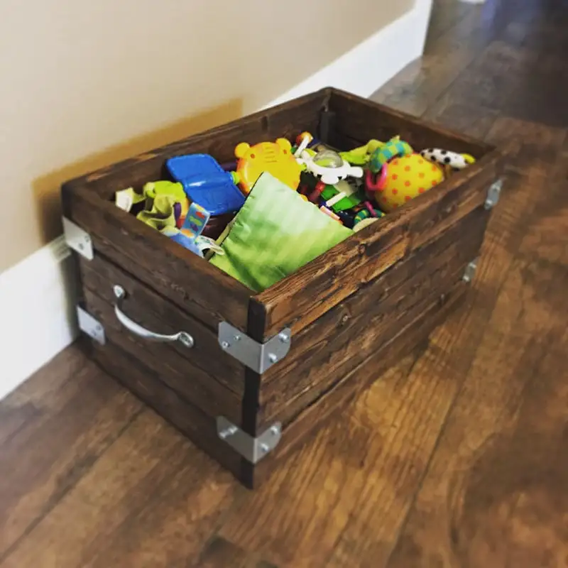 Country style boutique custom  wooden box storage