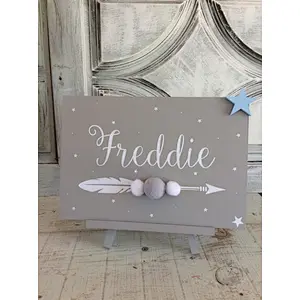 nursery sign freestanding letter name wooden  signs baby name wooden signs