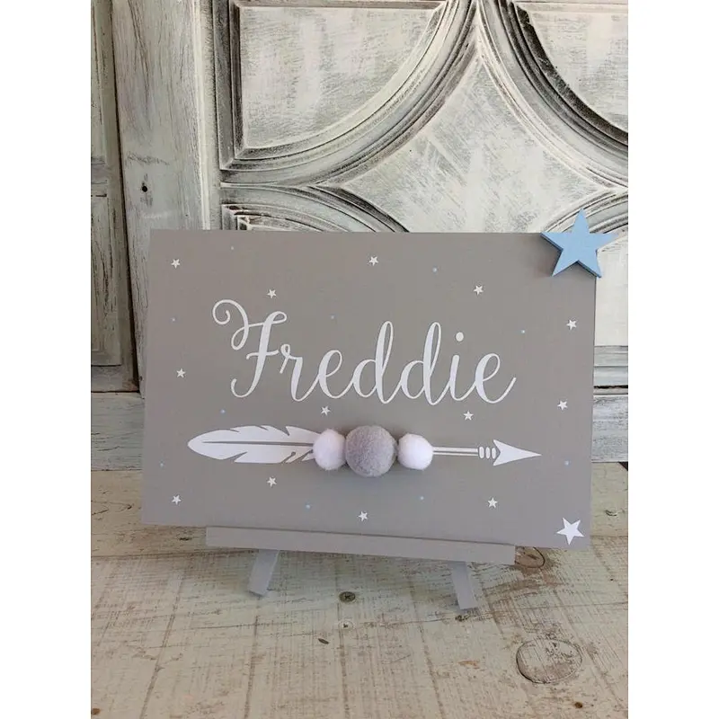 nursery sign freestanding letter name wooden  signs baby name wooden signs