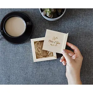 Small wooden box, custom picture usb box photographer supply, tiny box