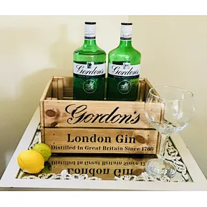 Hot Cheap Vintage Wooden Crate Bar Wooden Box Crate Gift Bar Sign Storage Wedding Party