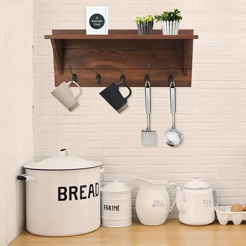 Floating shelves wall rope wall mount shelf set shelf wall decor
