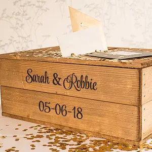 Personalised Wedding Cards Crate