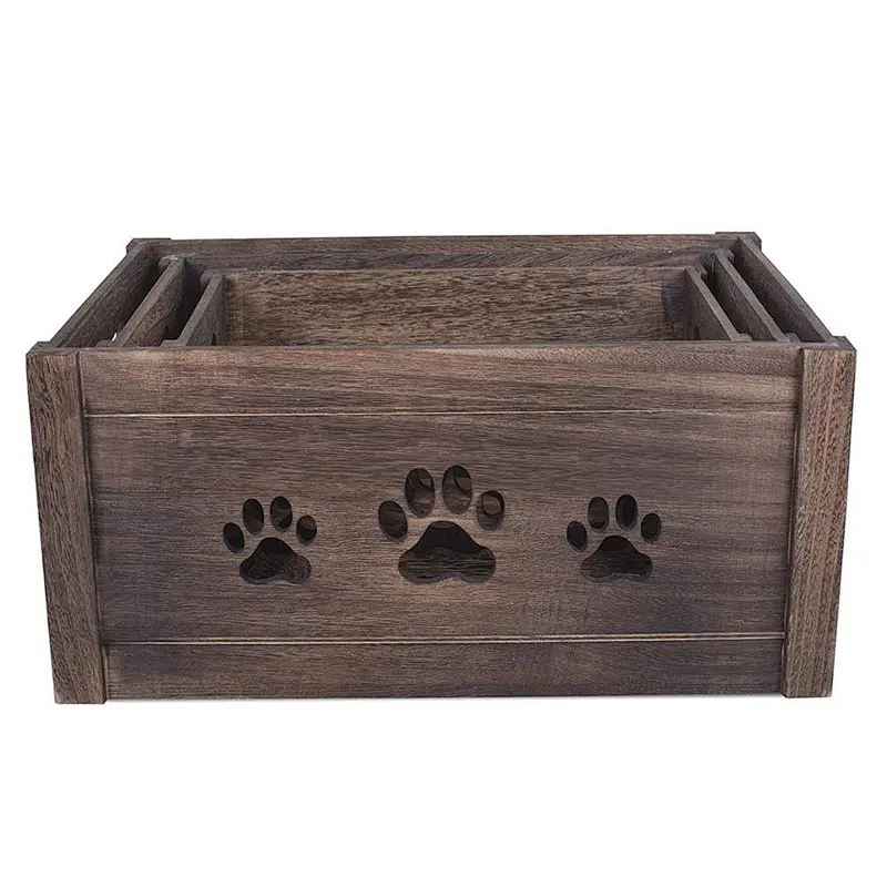 Distressed Wooden Fruit Vegetable Storage Crate