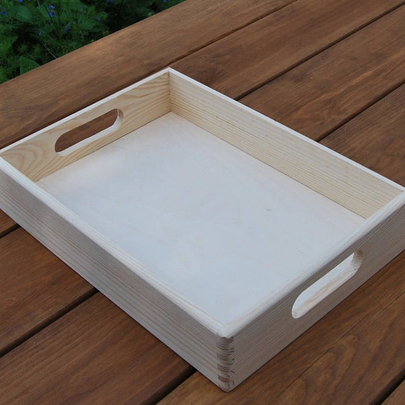 Rustic Wooden Serving Tray