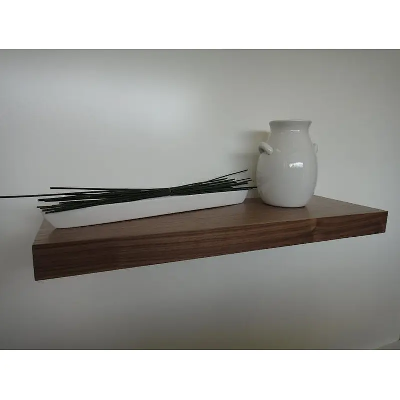 shelf wall floating- Wood Wall Shelf - floating wall shelves set of 3 rustic wood