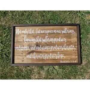 Rustic Custom Blank wood sign unfinished wood sign supplies make your own Romans sign